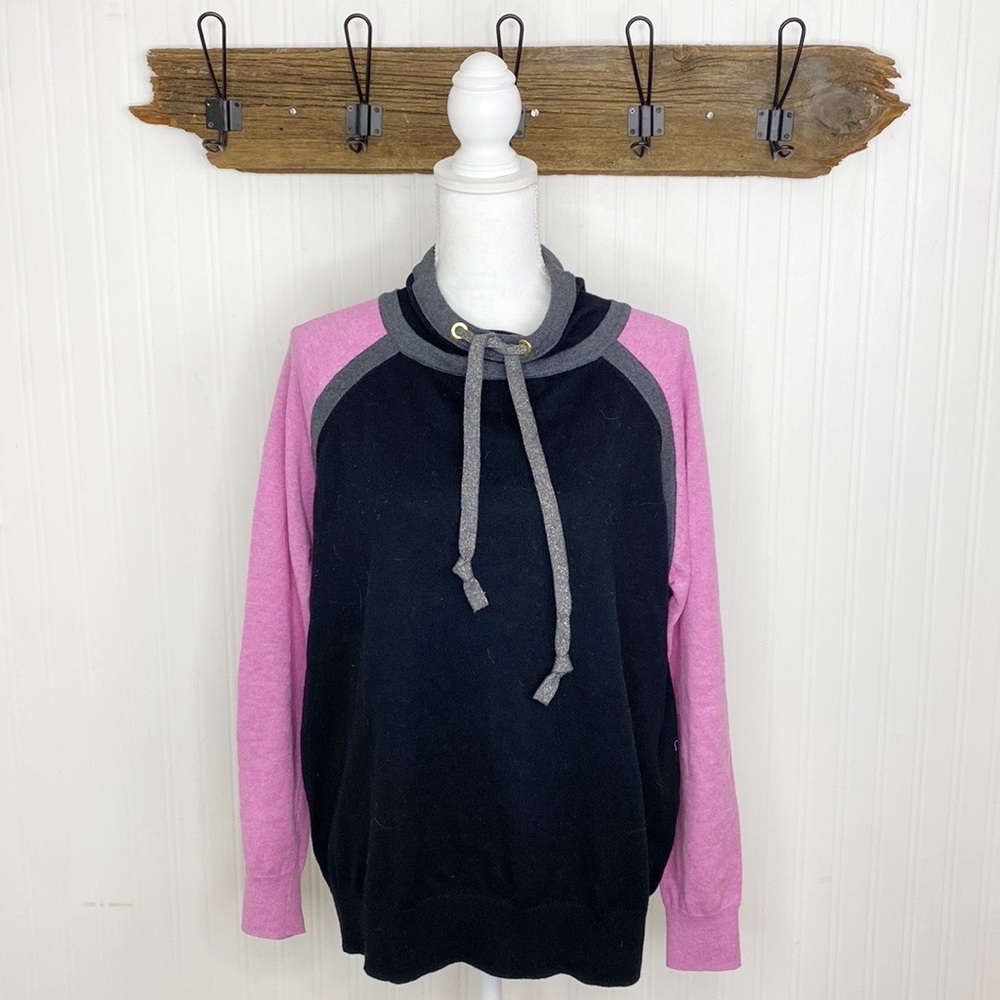 Elliott Lauren Sweater Raglan Sleeve Cinch Turtleneck